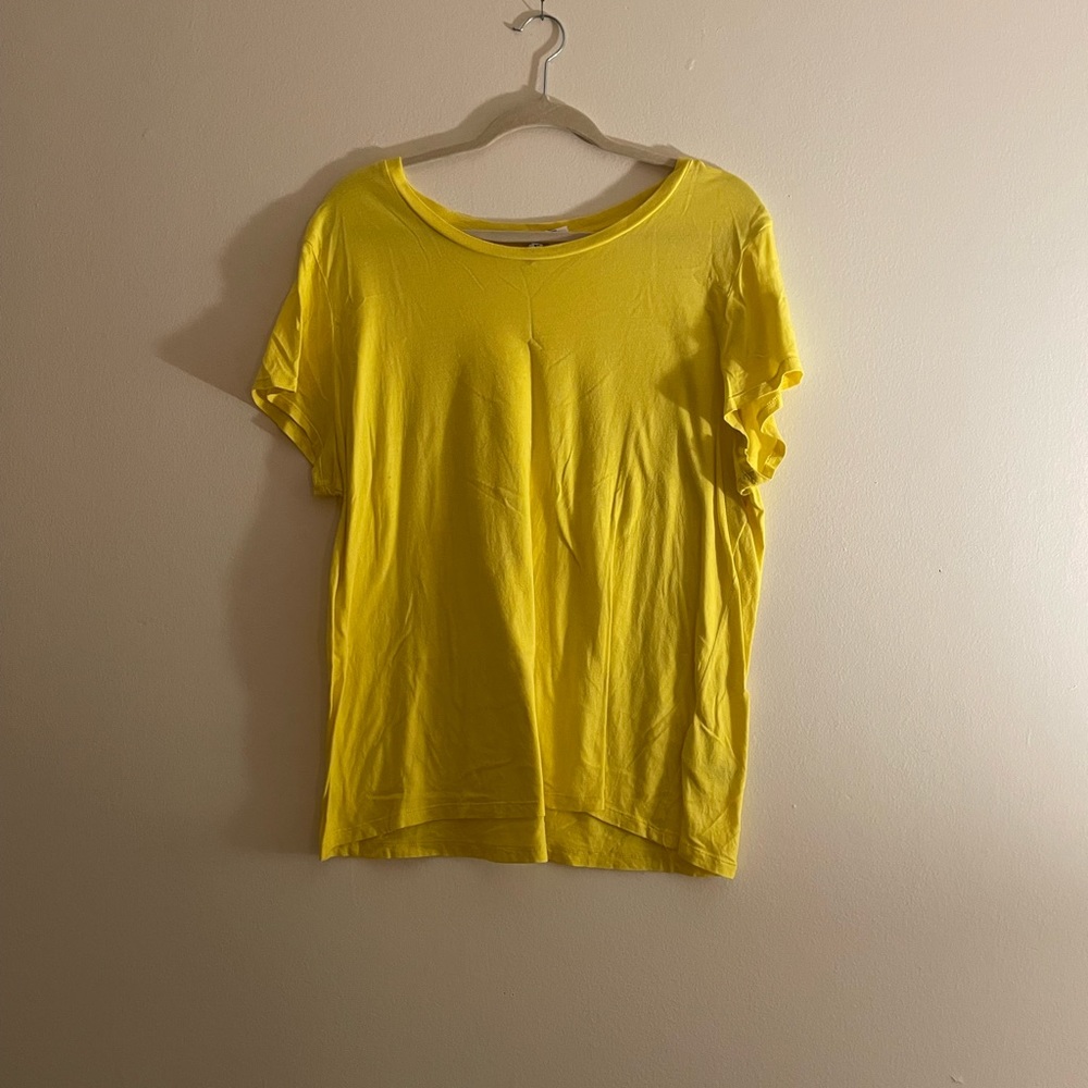 Soft yellow shirt